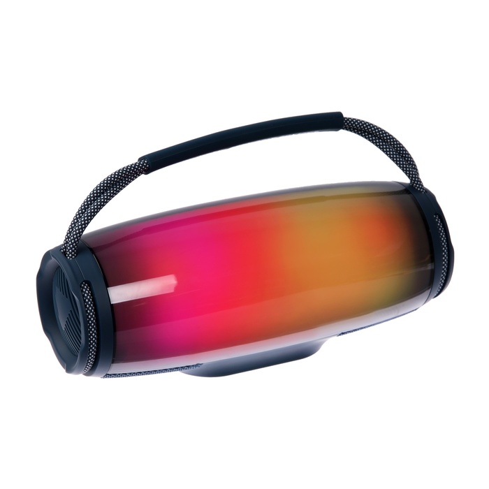 Портативная колонка Pulse6, 12 Вт, 1800 мАч BT5.3, подсветка, micro SD, синяя - Фото 1