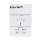 Портативная колонка Boomsbox, 20 Вт, 1200 мАч. BT5.0, micro SD, синяя - фото 11249736