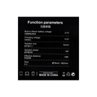 Портативная колонка l59, 5 Вт, 500 мАч, BT 5.0, подсветка, чёрная - Фото 14