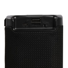 Портативная колонка Lm-891, 10 Вт, 800 мАч подсветка, чёрная - Фото 4