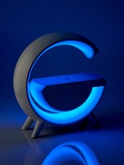 Портативная колонка - ночник BT2301, 5 Вт колонка, 10 W зарядка, 1200 мАч, подсветка, белая - Фото 16