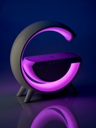 Портативная колонка - ночник BT2301, 5 Вт колонка, 10 W зарядка, 1200 мАч, подсветка, белая - Фото 17