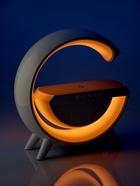 Портативная колонка - ночник BT2301, 5 Вт колонка, 10 W зарядка, 1200 мАч, подсветка, белая - Фото 18