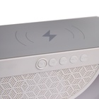 Портативная колонка - ночник BT2301, 5 Вт колонка, 10 W зарядка, 1200 мАч, подсветка, белая - Фото 7