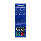 Портативная колонка - ночник BT3401, 5 Вт колонка, 15 W зарядка, 1200 мАч, подсветка, белая - Фото 19