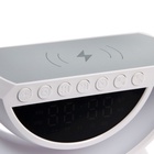 Портативная колонка - ночник BT3401, 5 Вт колонка, 15 W зарядка, 1200 мАч, подсветка, белая - Фото 6