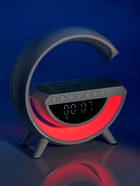 Портативная колонка - ночник BT3401, 5 Вт колонка, 15 W зарядка, 1200 мАч, подсветка, белая - Фото 10