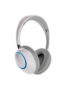 Наушники беспроводные, полноразмерные, AKZ K53, с шумоподавлением, с микрофоном, с подсветкой RGB, белые - Фото 4