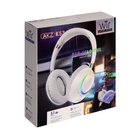 Наушники AKZ K53, беспроводные, полноразмерные, микрофон, подсветка RGB, белые - фото 9642457
