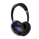 Наушники беспроводные, полноразмерные, AKZ K53, с шумоподавлением, с микрофоном, с подсветкой RGB, чёрные - Фото 3