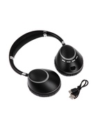 Наушники беспроводные, полноразмерные, AKZ K53, с шумоподавлением, с микрофоном, с подсветкой RGB, чёрные - Фото 12