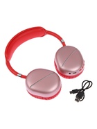 Наушники беспроводные, полноразмерные, AKZ MAX10, с шумоподавлением, с микрофоном, с подсветкой, красные - Фото 12