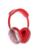 Наушники беспроводные, полноразмерные, AKZ MAX10, с шумоподавлением, с микрофоном, с подсветкой, красные - Фото 5