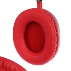 Наушники AKZ MAX10, беспроводные, полноразмерные,  микрофон, подсветка, красные - Фото 6