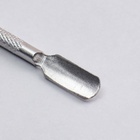 Шабер 2-х стор лопатка вогнут, топорик 12,6(±0,5)см серебр пакет QF - Фото 2