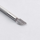 Шабер 2-х стор лопатка вогнут, топорик 12,6(±0,5)см серебр пакет QF - Фото 4