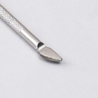 Шабер 2-х стор лопатка вогнут, топорик 12,6(±0,5)см серебр пакет QF - Фото 5