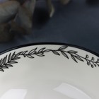 Салатник керамический «Флора», 11.5 х 5.6 см, 330 мл, цвет белый - Фото 4