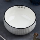 Салатник керамический Tasty, 11.5 х 5.6 см, 330 мл, цвет белый - Фото 3