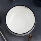 Салатник керамический Tasty, 11.5 х 5.6 см, 330 мл, цвет белый - Фото 4