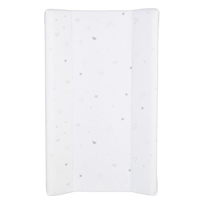 Доска пеленальная Polini Kids French Teddy, для детских кроватей, цвет белый-серый