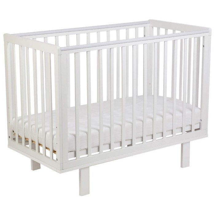 Кроватка детская Polini Kids Simple 340, цвет белый - Фото 1
