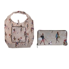 Сумка-трансформер складная "Париж" на молнии, цвет бежевый - Фото 1