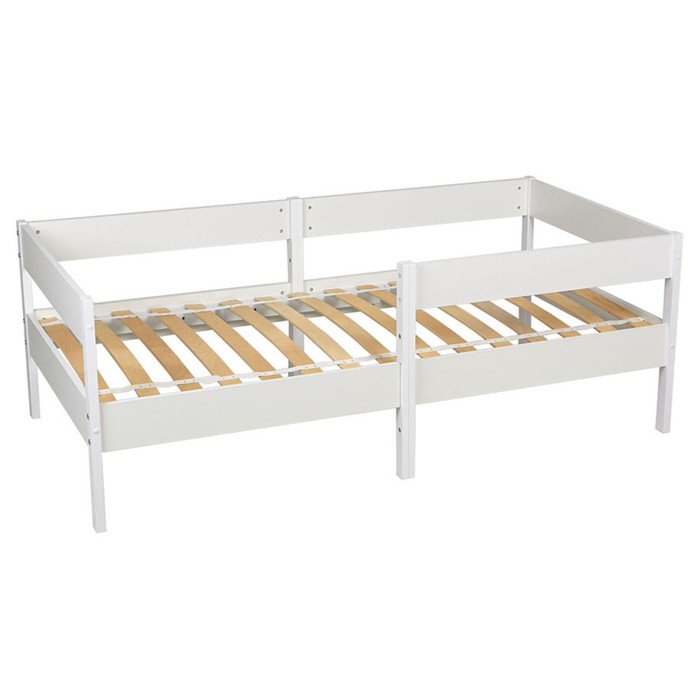 Кровать детская Polini Kids Simple 3435, цвет белый - Фото 1