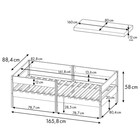 Кровать детская Polini Kids Simple 3435, цвет белый - Фото 11