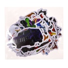 Набор для рисования 114 предметов в пластиковом тубусе "Дикие Скричеры" (восковые карандаши 12 цветов + наклейки + блокнот) - Фото 6