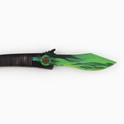 Сувенир деревянный нож наваха «Кристалл зеленый», 22 см - Фото 7