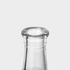 Набор стеклянный питьевой «Неро», 7 предметов: графин 500 мл, стопки 50 мл, цвет серебро - фото 4443290