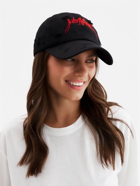 Бейсболка мужская с порезами MINAKU, размер 58, чёрная