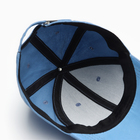 Кепка однотонная MINAKU, цвет голубой, размер 58 - Фото 6