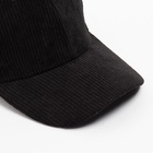 Бейсболка мужская MINAKU, размер 56-58, чёрная - Фото 8