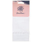 Гетры для гимнастики и танцев Grace Dance №3, длина 30 см, цвет белый - Фото 3