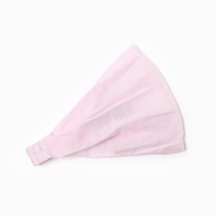 Косынка-повязка детская, цвет розовый, размер 44-46