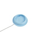 Пробка для ванны Masterprof ИС.110649, d=45 мм, ПВХ, с хромир. цепочкой, голубая - Фото 5