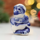 Сувенир символ года «Змея в яйце», гжель, 4.5х3 см - Фото 2