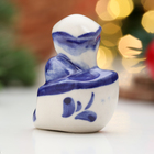 Сувенир символ года «Змея в яйце», гжель, 4.5х3 см - Фото 3
