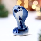 Фигурка фарфор гжель «Кобра», 5.5?3 см (комплект 2 шт) - фото 27390989