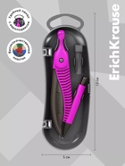 Циркуль пластиковый ErichKrause. Accent, 122 мм, PVC чехол, МИКС - Фото 5