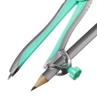 Циркуль металлический ErichKrause «Pastel Bloom», 125 мм, с карандашом, пенал, МИКС - Фото 4