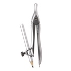 Готовальня ErichKrause. Classic, 7 предметов, в пластиковом пенале, серая - Фото 11