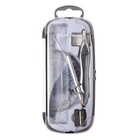 Готовальня ErichKrause. Classic, 7 предметов, в пластиковом пенале, серая - Фото 10