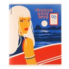 Тетрадь 96 листов, ErichKrause "Choose Your Way", обложка дизайнерский картон, трафаретная печать - Фото 4