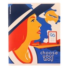 Тетрадь 96 листов, ErichKrause "Choose Your Way", обложка дизайнерский картон, трафаретная печать - Фото 6