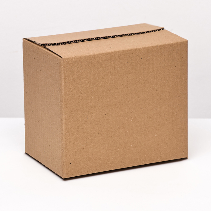 Коробка складная, бурая, 23 х 15 х 20 см - Фото 1