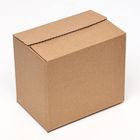 Коробка складная, бурая, 23 х 15 х 20 см - Фото 2