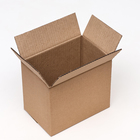 Коробка складная, бурая, 23 х 15 х 20 см - фото 9642926
